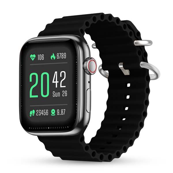 Buy Pebble Zest 1.83" ( 4.64 cm) HD Display, BT Calling, Health Suite, SPO2, Zen Mode, Sleep Monitoring, Multiple Watch Faces, Step Pedometer, Multiple Sports Modes, Alarm & Notification (Black) on EMI