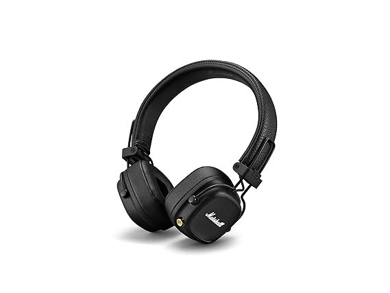 Buy Marshall Major IV Wireless Bluetooth On Ear Headphone with Mic (Black) on EMI