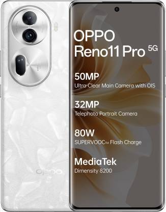 Buy OPPO Reno 11 Pro 5G (Pearl White, 256 GB)  (12 GB RAM) on EMI