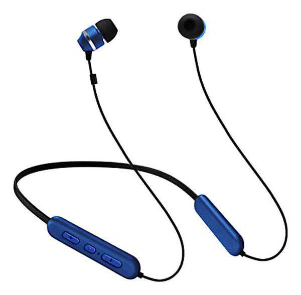 Buy Samsung C&T ITFIT A08B GP-OAU019SABLI Flexible Neck Band and Handsfree Bluetooth Headset (Black&Blue) on EMI