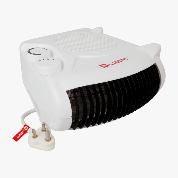 Buy Quba EH-62 Electric Heater 2000/1000 Watts with Adjustable Thermostat (1 year Warranty) Fan Room Heater on EMI
