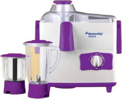 Buy Butterfly Magix 500 Watt Juicer Mixer Grinder (2 Jars, Purple) on EMI