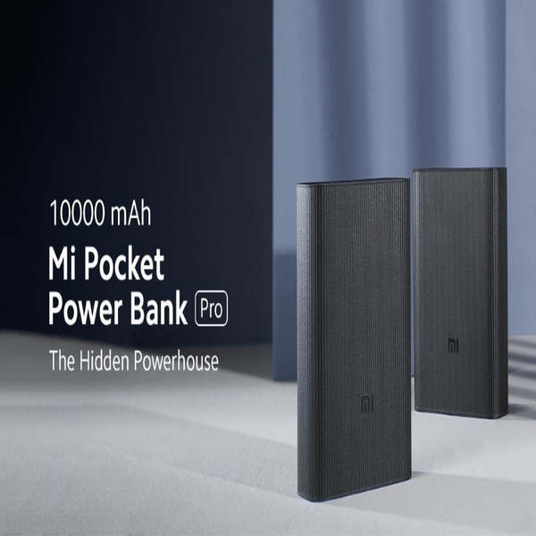 Buy MI 10000mAh Lithium Ion, Lithium Polymer Power Bank Pocket Pro with 22.5 Watt Fast Charging, Dual Input Ports(Micro-USB and Type C), Triple Output Ports, (Black) on EMI