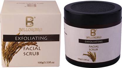 Buy BELLOKAIRA Exfoliating Rice Facial Scrub 100g Scrub  (100 g) on EMI