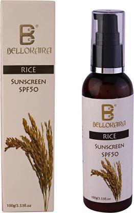 Buy BELLOKAIRA Rice Sunscreen SPF50 100g - SPF 50  (100 g) on EMI