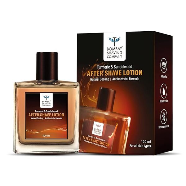 Buy Bombay Shaving Company After Shave Lotion with Turmeric and Sandalwood, 100ml (Atomizer) on EMI