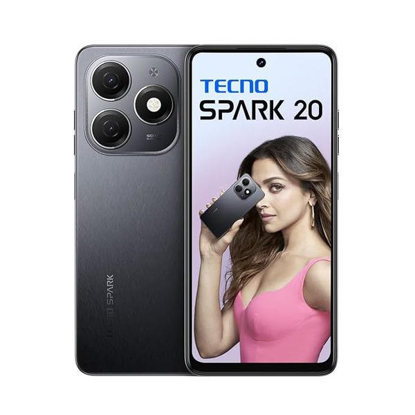 Buy TECNO Spark 20 (Gravity Black, 128 GB)  (8 GB RAM) on EMI