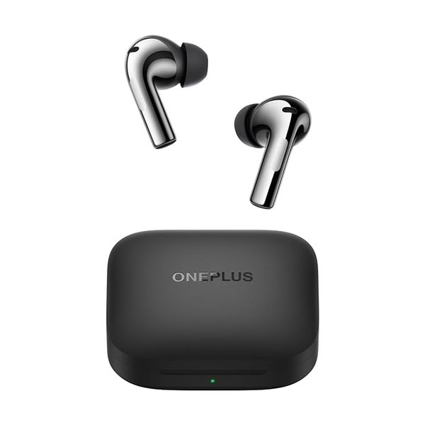 Buy One Plus Buds 3 Truly Wireless Bluetooth Earbuds With Upto 49d B Smart Adaptive Noise Cancellation,Hi Res Sound Quality,Sliding Volume Control,10mins For 7 Hours Fast Charging 44 Hrs Playback (Metallic Gray) Gray, In Ear) on EMI