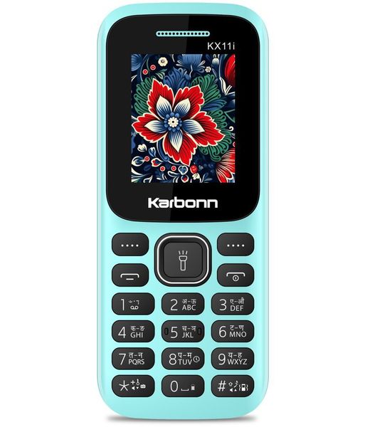 Buy Karbonn KX11i Dual SIM Feature Phone Mint Green on EMI
