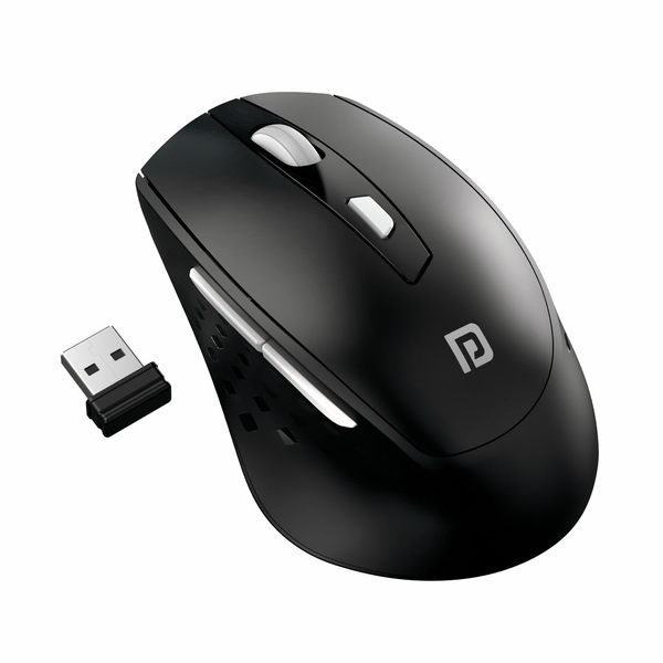 Buy Portronics Toad 32 2.4GHz Wireless Optical Mouse with 6 Button Design, Noiseless Clicks, Adjustable DPI Upto 1600(Black) on EMI