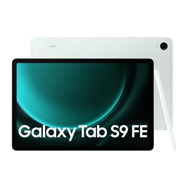 Buy Samsung Galaxy Tab S9 FE 27.69 cm (10.9 inch) Display, RAM 6 GB, ROM 128 GB Expandable, S Pen in-Box, Wi-Fi, IP68 Tablet, Mint on EMI