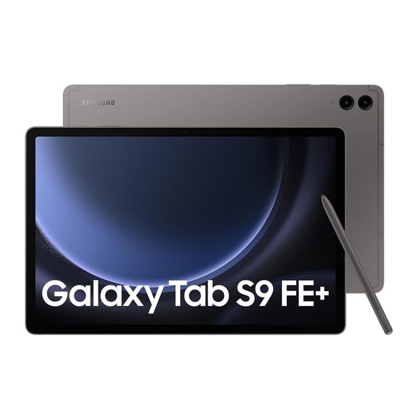 Buy Samsung Galaxy Tab S9 FE+ 31.50 cm (12.4 inch) Display, RAM 8 GB, ROM 128 GB Expandable, S Pen in-Box, WiFi+5G, IP68 Tablet, Gray on EMI