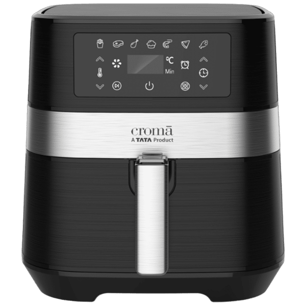 Buy Croma 6L 1700 Watt Digital Air Fryer with Rapid Air Circulation System (Black) on EMI