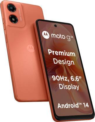 Buy MOTOROLA G04 (Sunrise Orange, 64 GB)  (4 GB RAM) on EMI