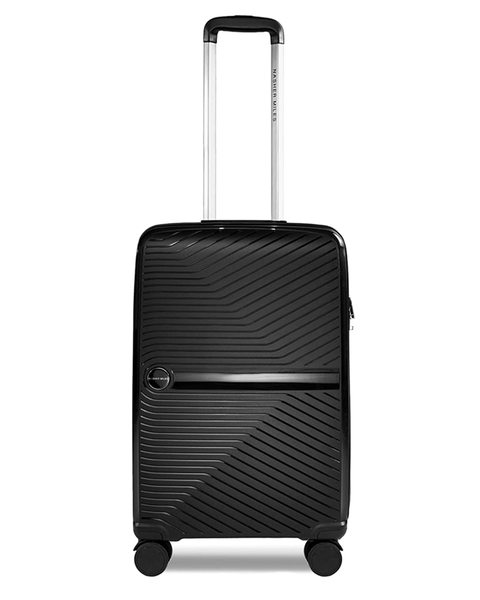Buy Nasher Miles Bruges Hard-Sided Polypropylene Cabin Luggage Black 20 inch |55cm Trolley Bag on EMI