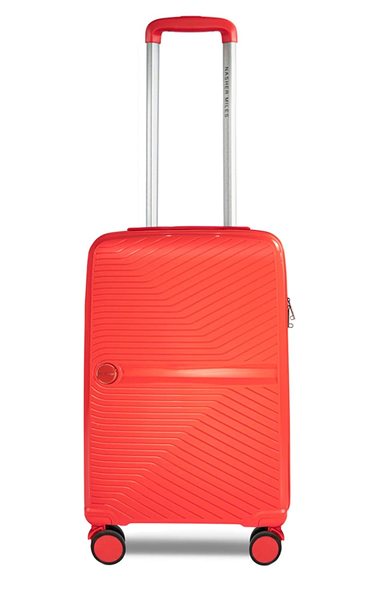 Buy Nasher Miles Bruges Hard-Sided Polypropylene Cabin Luggage Red 20 inch |55cm Trolley Bag on EMI