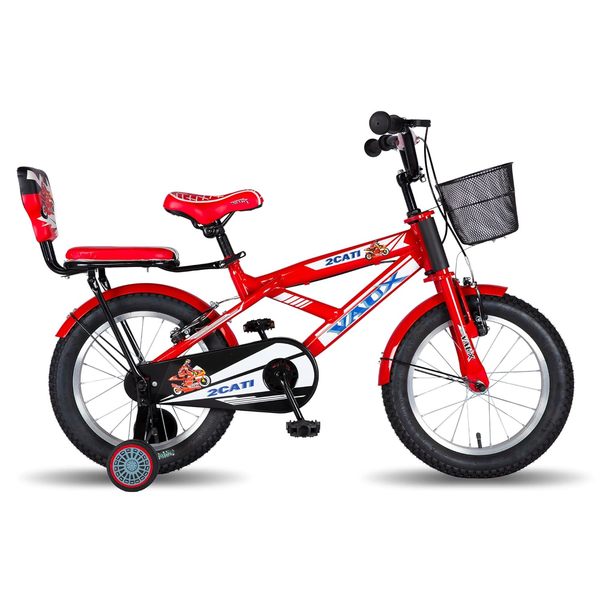 Buy Vaux 16T 2Cati Bicycle for Boys (Red) on EMI