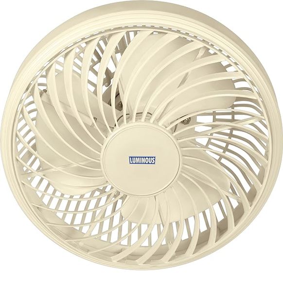 Buy Luminous Buddy High Speed 230mm Personal Wall, Table Fan For Office, Living Room with High Air Thrust (2 Year Warranty, Pristine White) on EMI