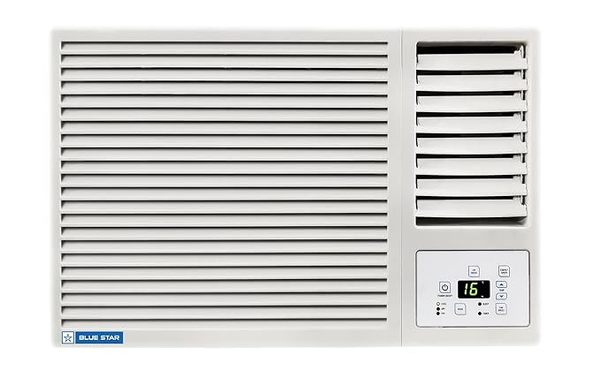 Buy Blue Star 1 Ton 2 Star Fixed Speed Window AC (Copper, Turbo Cool, Hydrophilic Blue Fins, Dust Filters, Self-Diagnosis, 2023 Model, WFB212GN, White) on EMI