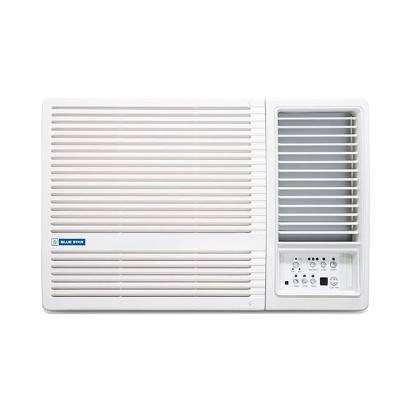 Buy Blue Star 1 Ton 4 Star Fixed Speed Window AC (Copper, Turbo Cool, Humidity Control, Fan Modes-Auto/High/Medium/Low, Hydrophilic Blue Fins, Dust Filter, Self-Diagnosis, 2023 Model, WFA412LN, White) on EMI