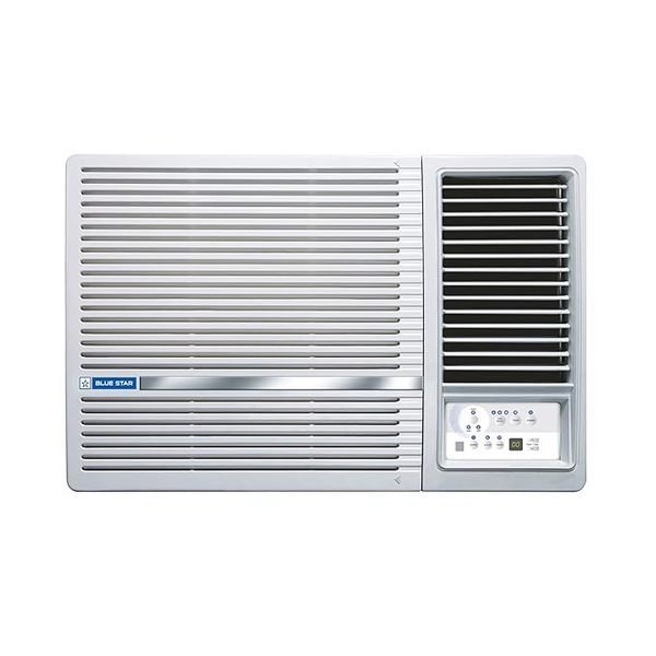 Buy Blue Star 1 Ton 5 Star Fixed Speed Window AC (Copper, Turbo Cool, Humidity Control, Fan Modes-Auto/High/Medium/Low, Hydrophilic Blue Fins, Dust Filters, Self-Diagnosis, 2023 Model, WFA512LN, White) on EMI