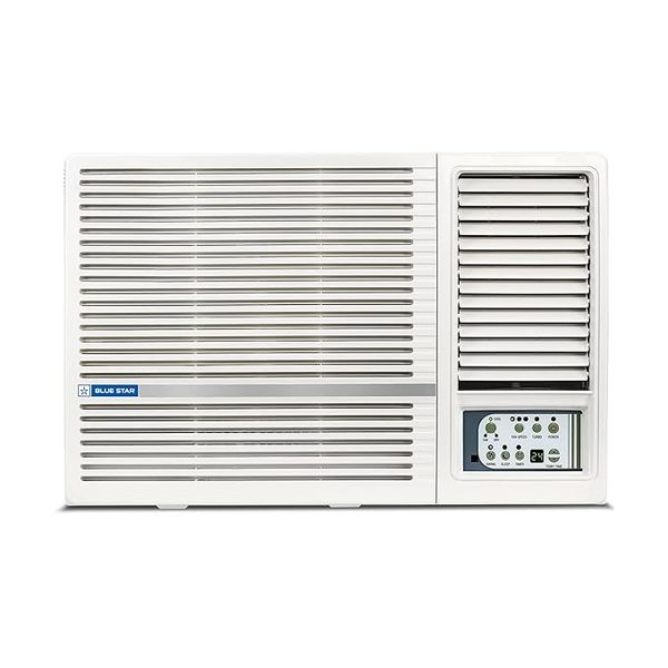 Buy Blue Star 1.5 Ton 2 Star Fixed Speed Window AC (Copper, Turbo Cool, Humidity Control, Fan Modes-Auto/High/Medium/Low, Hydrophilic Blue Fins, Dust Filters, Self-Diagnosis, 2023 Model, WFB218LN, White) on EMI