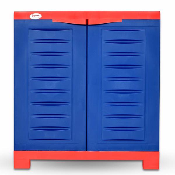 Buy Supreme Furniture Fusion SR 01(Shoe Rack) Home, Kids(Small Size, Coke Red/Blue)(Assembly:-Do It Yourself) on EMI