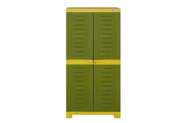 Buy Supreme Furniture Fusion SR 02(Shoe Rack) Home, Kids(Medium Size, Mehandi Green/Lemon Yellow)(Assembly:-Do It Yourself) on EMI