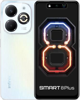 Buy Infinix Smart 8 Plus (Galaxy White, 128 GB)  (4 GB RAM) on EMI