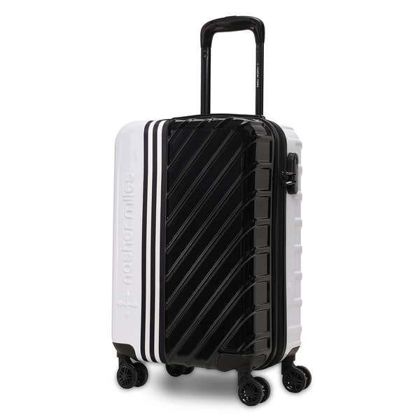 Buy Nasher Miles Vegas Hard-Sided Polycarbonate Cabin Luggage Black&White 20 inch |55cm Trolley Bag on EMI