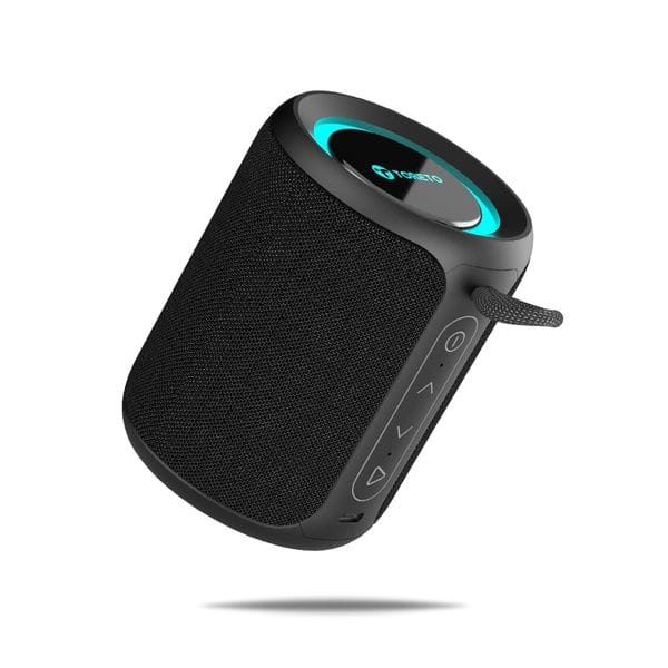 Buy Toreto Cosmo 18W Portable Bluetooth Speaker Immersive 360`Surround Sound with Handfree Calling Mic, RGB Lights, 6hr Playtime, Splashproof, TWS Pairing, Supoort OTG,Type-C Fast Charging (Blue) on EMI