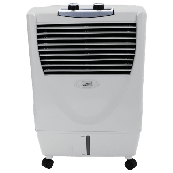 Buy Croma - A Tata Product AZ18 18 Litres Personal Air Cooler (Honeycomb Cooling Pads, CRSC18LRCA315601, White) on EMI