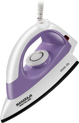 Buy Maharaja Whiteline Sleek DLX 1000 W Dry Iron (Pastle Violet & White) on EMI