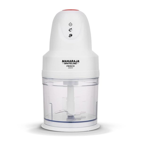 Buy Maharaja Whiteline Frisco 800ml Electric Chopper, 250W- EC-102 (White), 2 Year Warranty on EMI