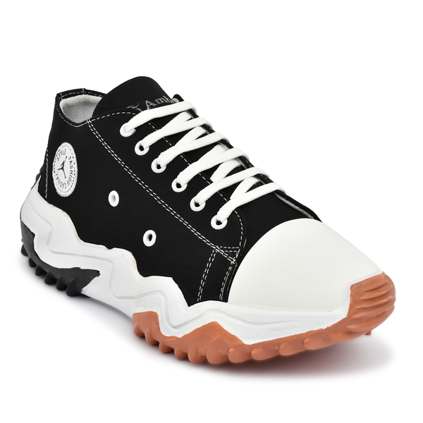 Buy Woyak Casual Comfort Half Boot Shoes for Men (Black) on EMI