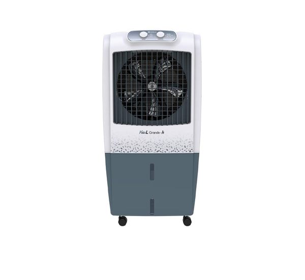 Buy Havells Heavy Duty Desert Air Cooler 85 Litres | Powerful Air Delivery: 3500 CMH | Overload Protection | Odour Free Honeycomb Pads | Ice Chamber, Multi Directional Castor Wheels (Grey) on EMI