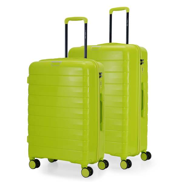 Buy Nasher Miles Vienna Hard-Sided Polypropylene Luggage Set of 2 Neao Lime Trolley Bags (65 & 75 cm) on EMI