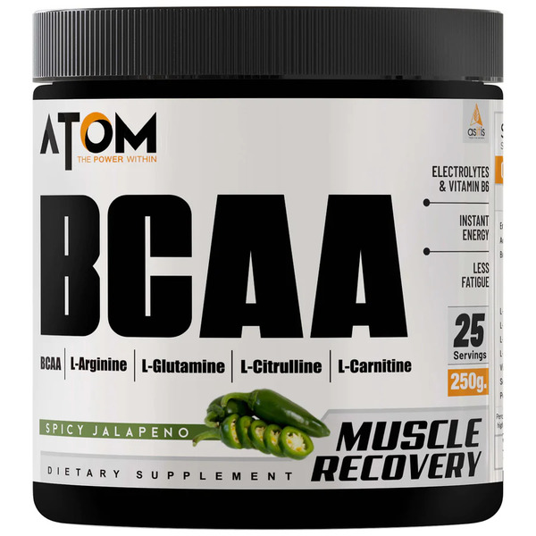 Buy AS-IT-IS ATOM BCAA 250g, Spicy Jalapeno on EMI