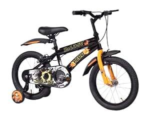 Buy Hero Blast 16T Kids Cycle With Training Wheels And Mudguards | Black | Easy Self Assembly | Ideal for Kids(Age 4 To 8 Years) | 12 Inch Frame | Rigid Suspension | 95% Assembled Cycle on EMI