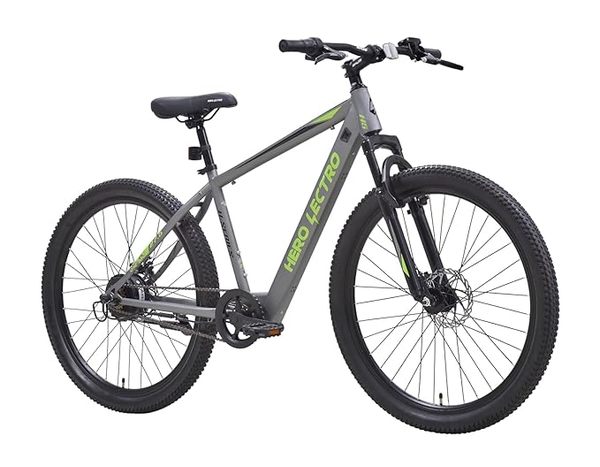 Buy Hero Lectro H5 27.5T Single Speed, Electric Cycle | 250W BLDC Motor | 36V/2A (Li-ion) 5.8Ah Battery | Speed Upto 25 Kmph | Range Upto 30 KM/Charge. (Green) on EMI