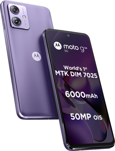 Buy Motorola g64 5G (Ice Lilac, 128 GB)  (8 GB RAM) on EMI