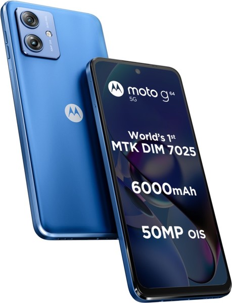 Buy Motorola g64 5G (Pearl Blue, 128 GB)  (8 GB RAM) on EMI