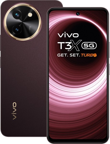 Buy Vivo T3X 5G (Crimson Bliss, 128 GB)  (4 GB RAM) on EMI