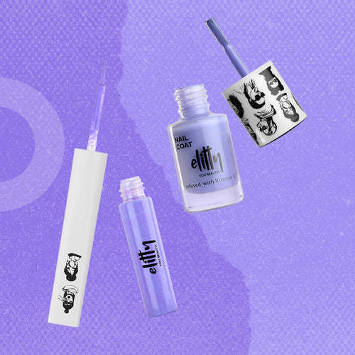 Buy Elitty I Lilac it combo- (Eyeliner- Lilac Dreams 4 ML,Nail Paint- Meta Verse 6 ML)- Pack of 2 Pack of 2 on EMI