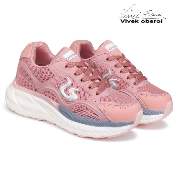 Buy BERSACHE Premium Sports ,Gym, Trending Stylish Running Shoes For women (Pink) on EMI