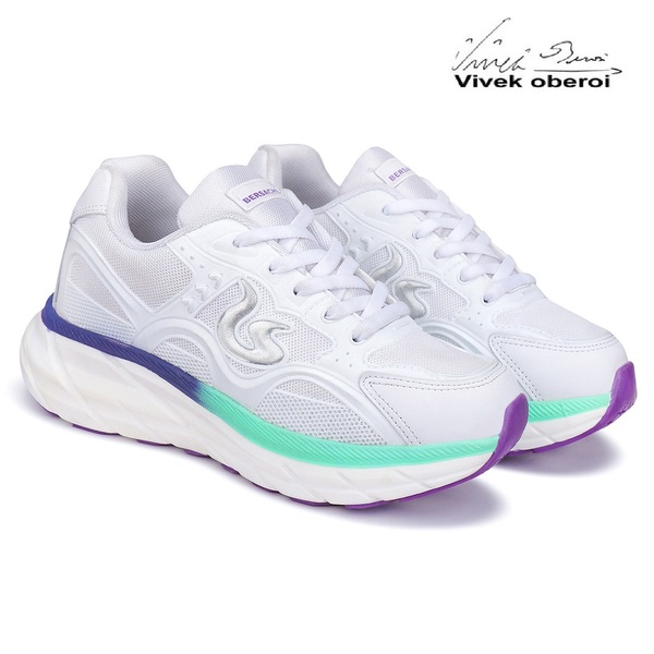 Buy BERSACHE Premium Sports ,Gym, Trending Stylish Running Shoes For women( White) on EMI