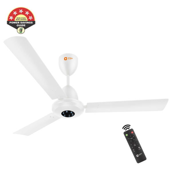 Buy Orient Electric 1200mm I-Falcon BLDC Ceiling Fan With Remote & LED (Light White) on EMI