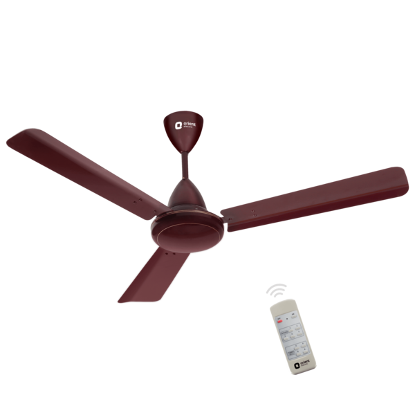 Buy Orient Electric Hector 500 with Remote 5 Star Rated BLDC Ceiling Fan 1200mm (Brown) on EMI