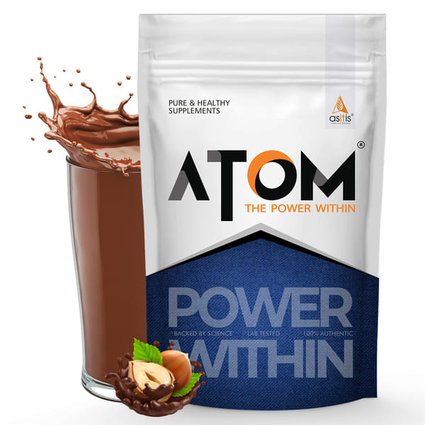 Buy AS-IT-IS ATOM Only Carb - with Prebiotics, Reliable Source of Energy & Fibre and Weight Gain, 1Kg, Hazelnut on EMI
