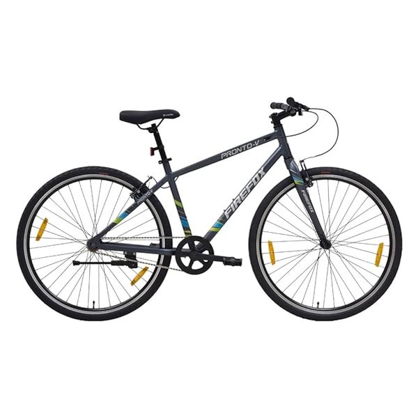 Buy Firefox Bikes Pronto V 700C T Mountain Cycle (Single Speed, Grey) on EMI